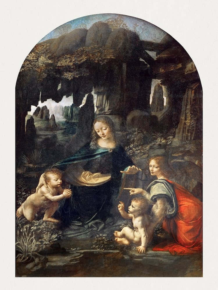 Virgin Of The Rocks, Leonardo Da Vinci