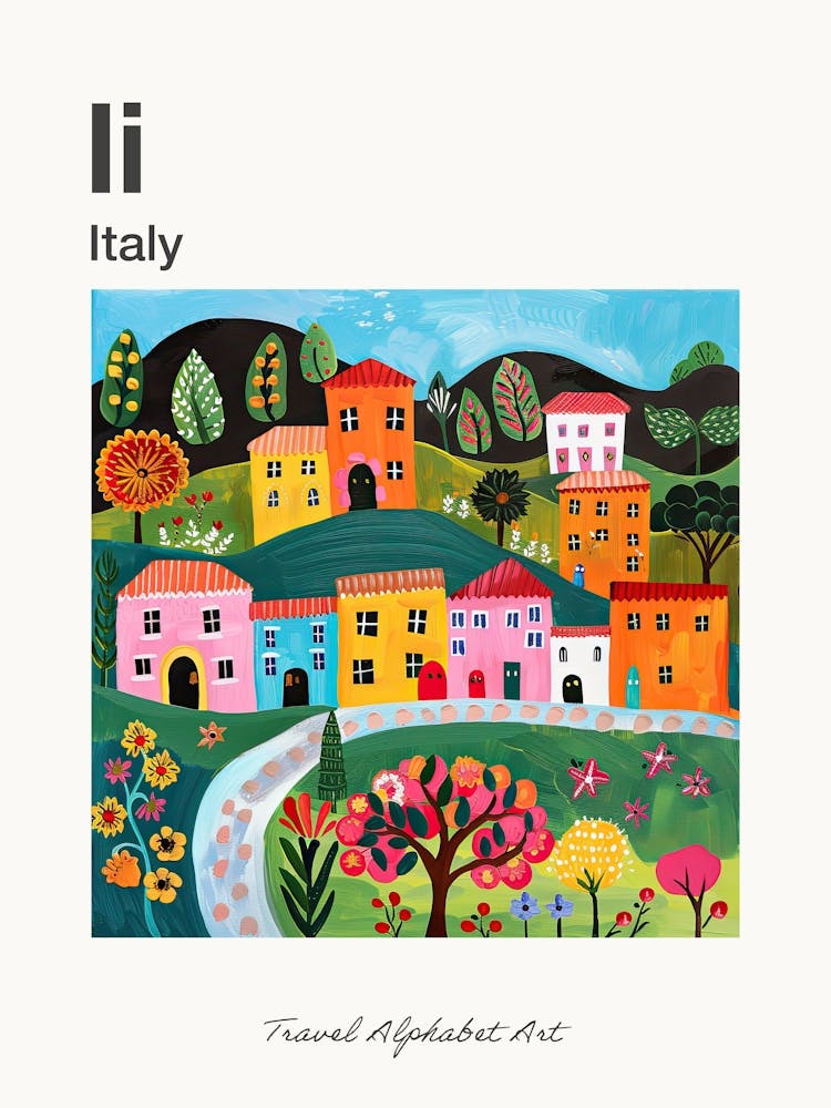 Kids Travel Alphabet  Italy 1