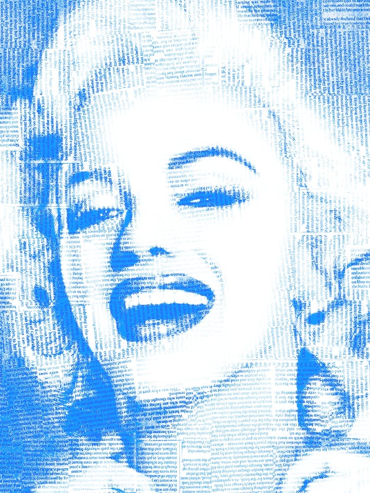 Marilyn In Blue