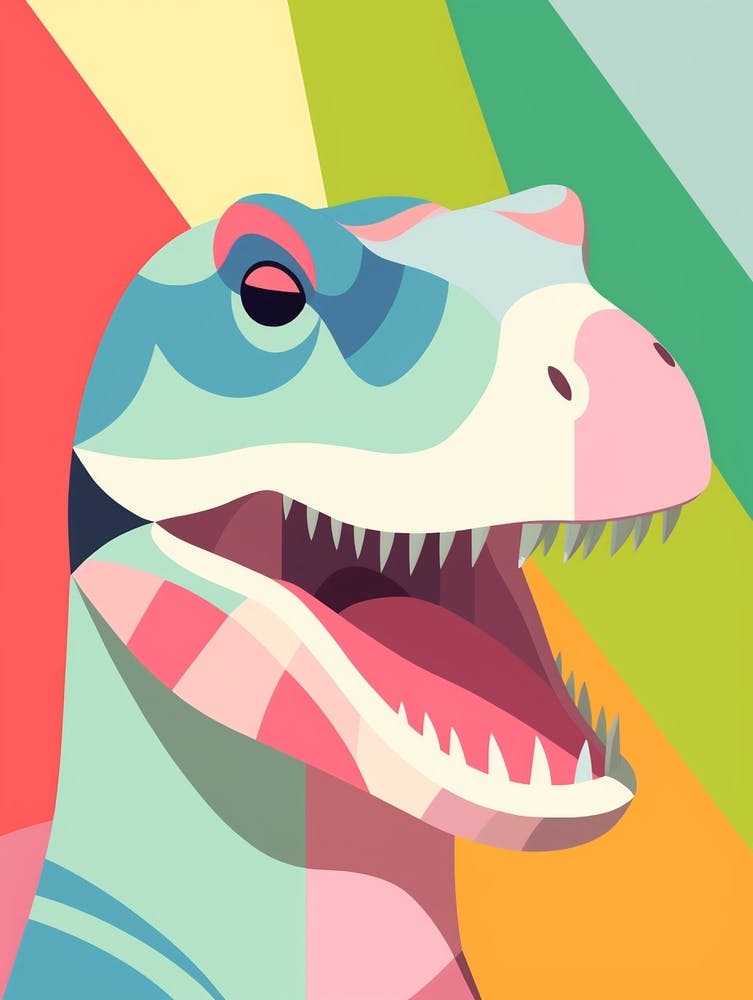 Colourful Dinosaur Velocisaurus 2