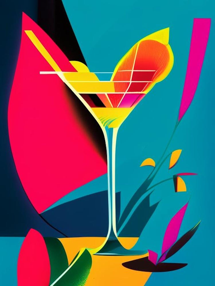 El Presidente Pop Matisse Cocktail Poster