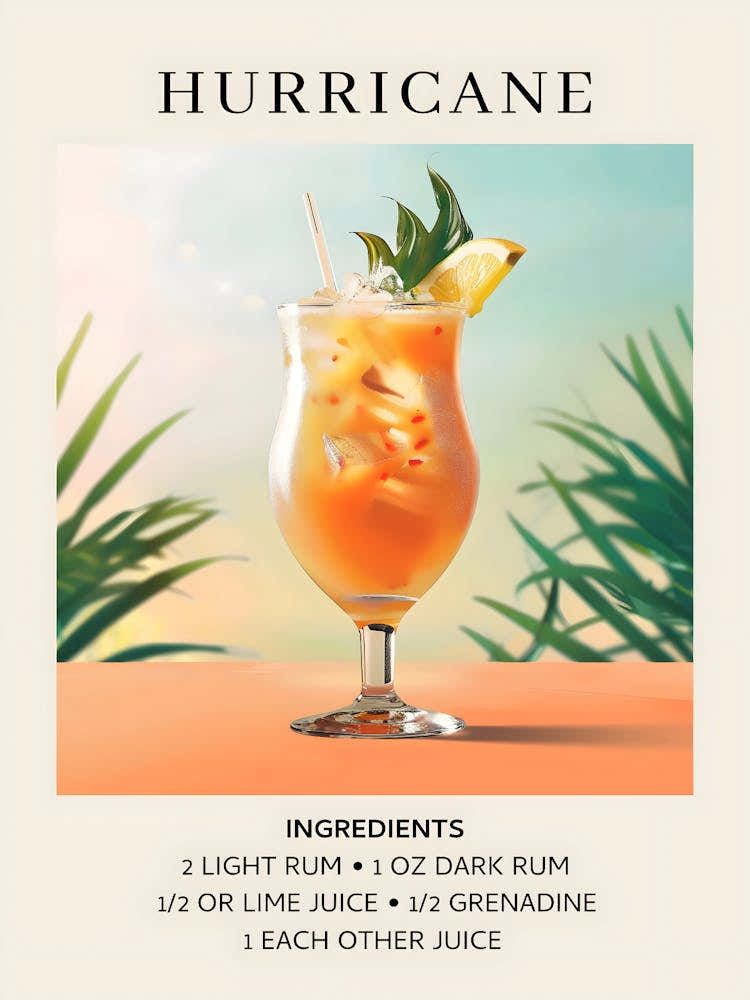 Hurricane Cocktail