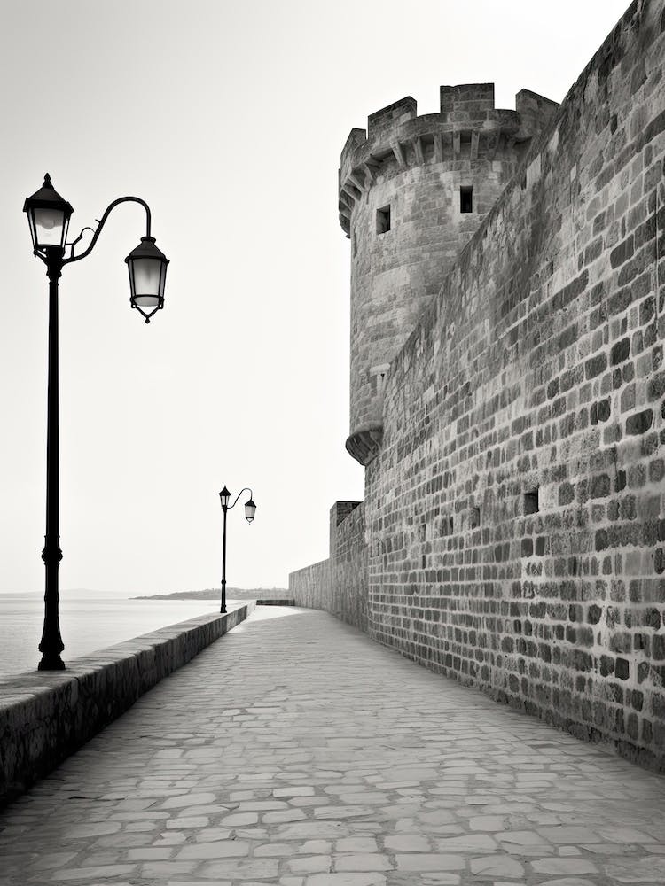 Rhodes, Greece, Photography In Black And White 3