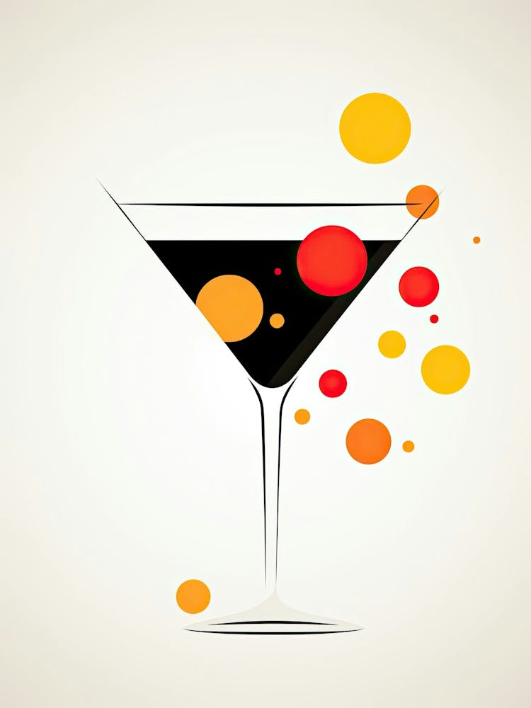 Mid Century Modern Vesper Floral Infusion Cocktail 1