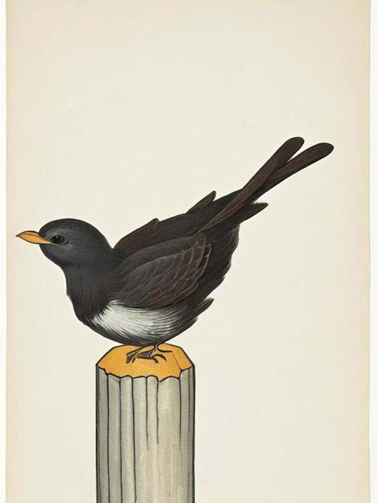 Chimney Swift Illustration Bird