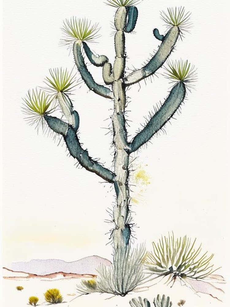 Herbert S Joshua Tree Minimilist Watercolour  (4)