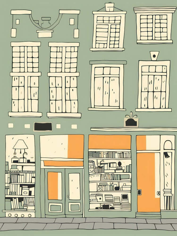 Amsterdam The Book Nook Pastel Colours 1