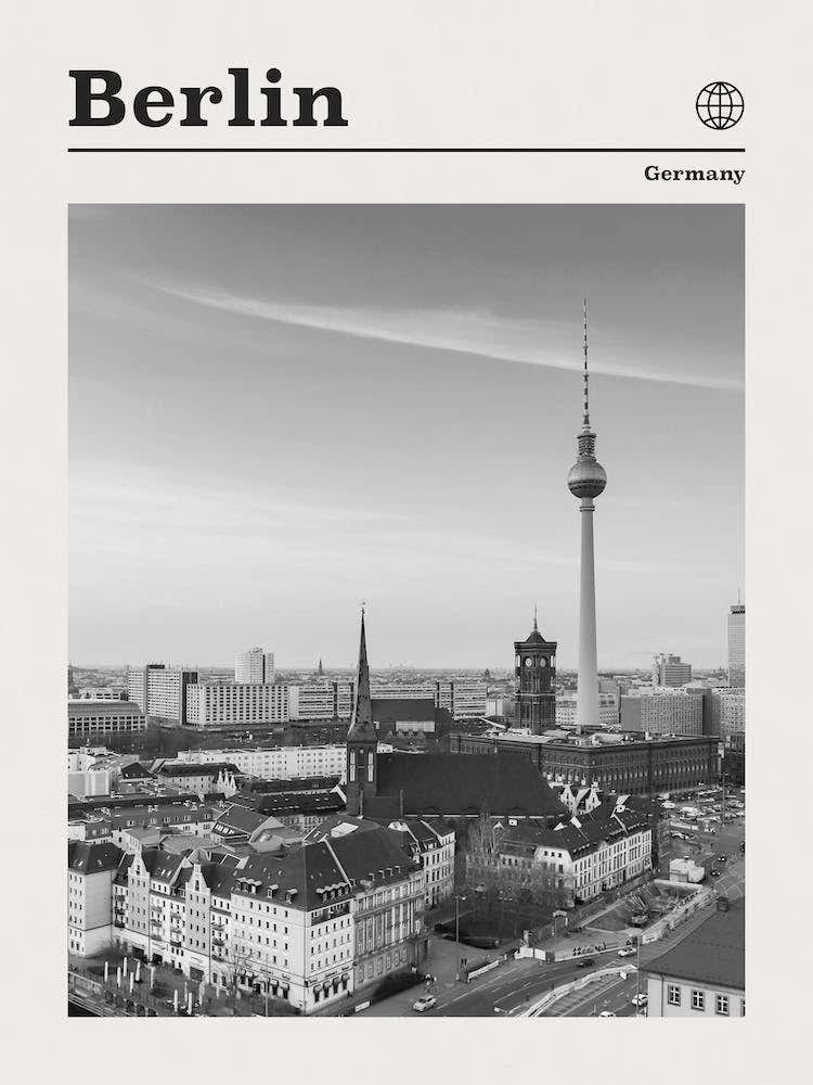 Berline Germany Black And White