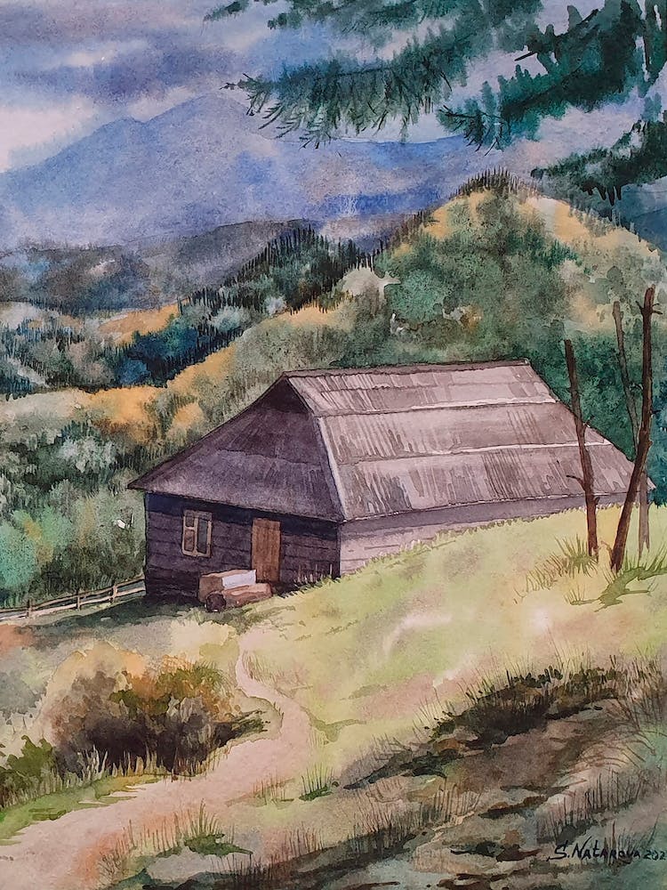 Shepherd'S House In The Mountains