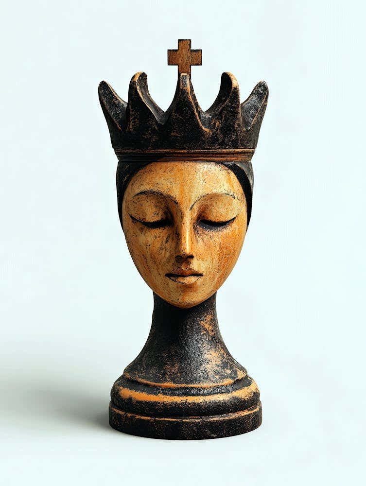 Chess Queen, Viking's Chess, Tafl Game 2