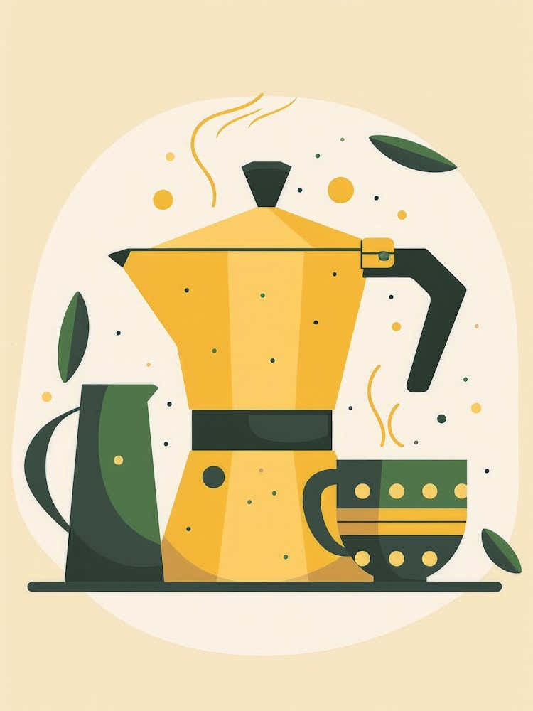Coffee Maker Illustration