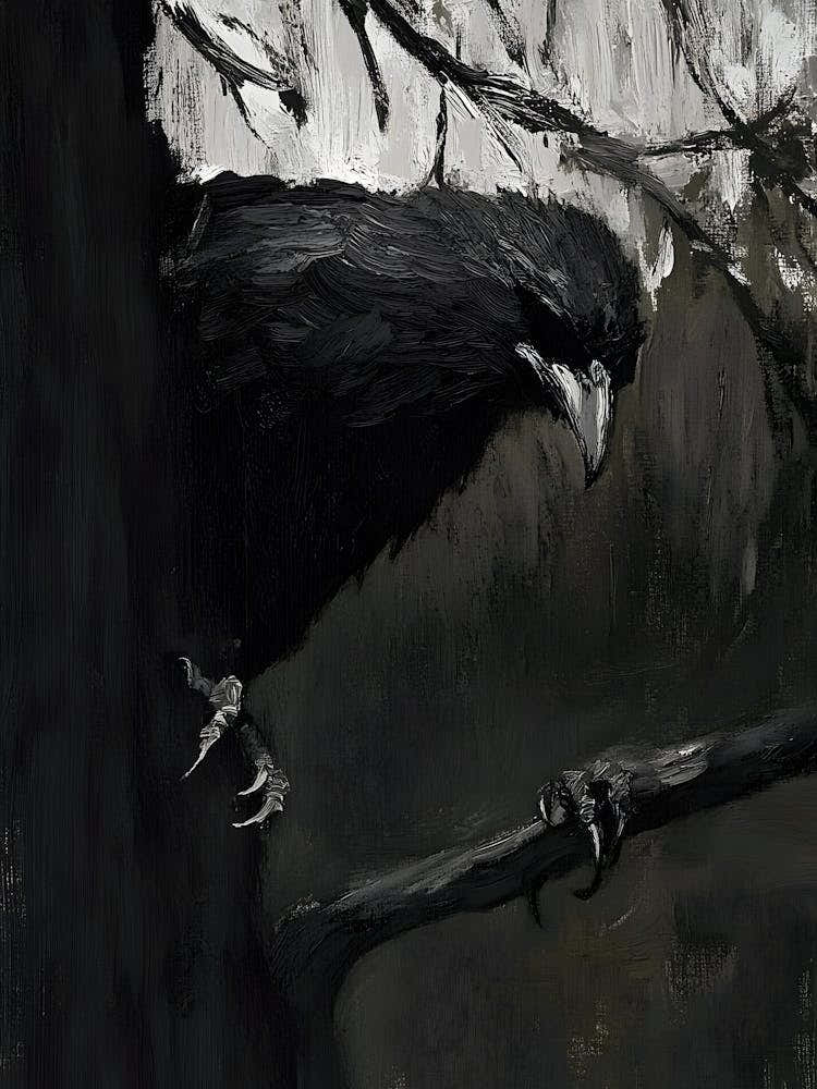 Dark Gothic Raven