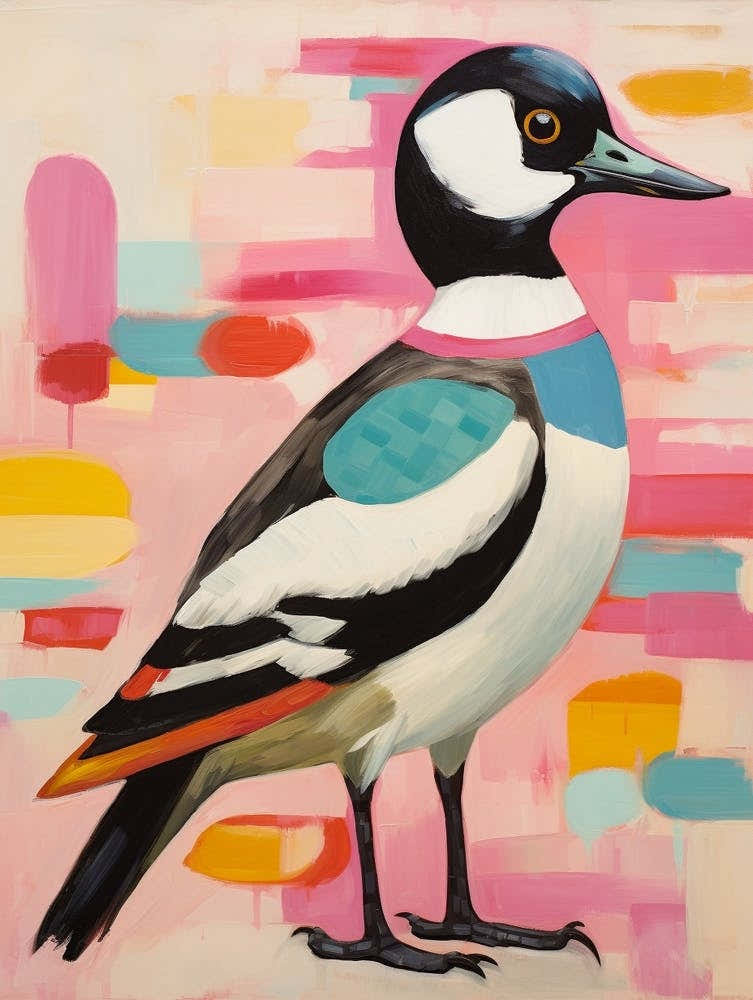 Pink Scandi Bufflehead