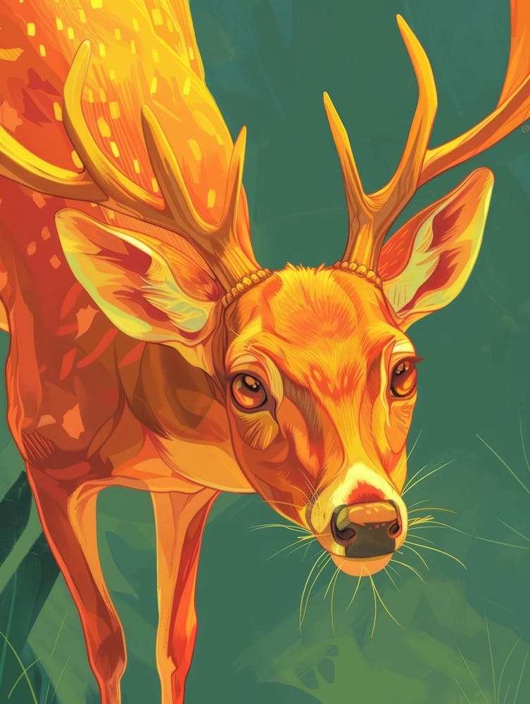 Deer Illustration 6