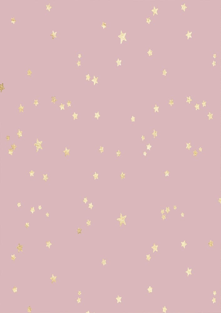 Pink and Gold Stars