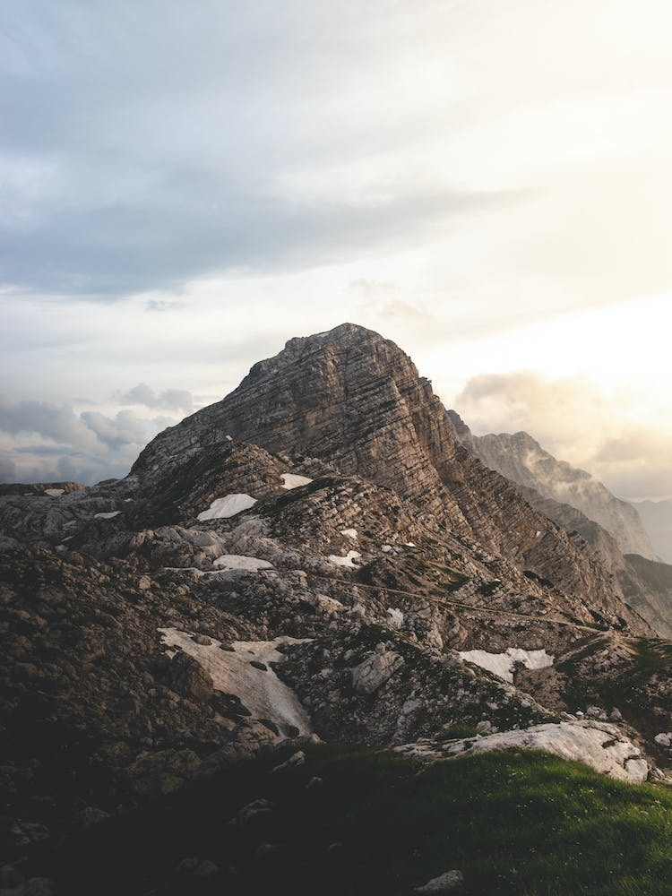 Triglav National Park Slovenia Alps Europe Sunset In The Mountains Misty Mountaintops Golden Hour