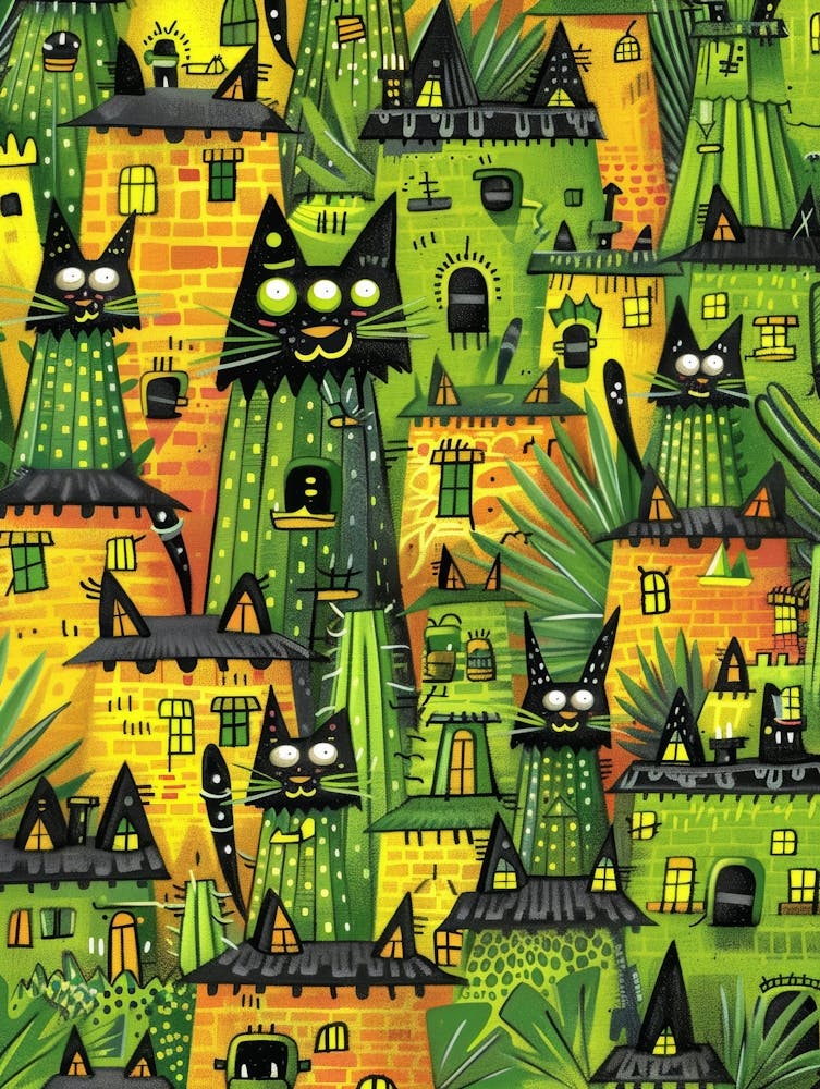 Cats In The Jungle 1