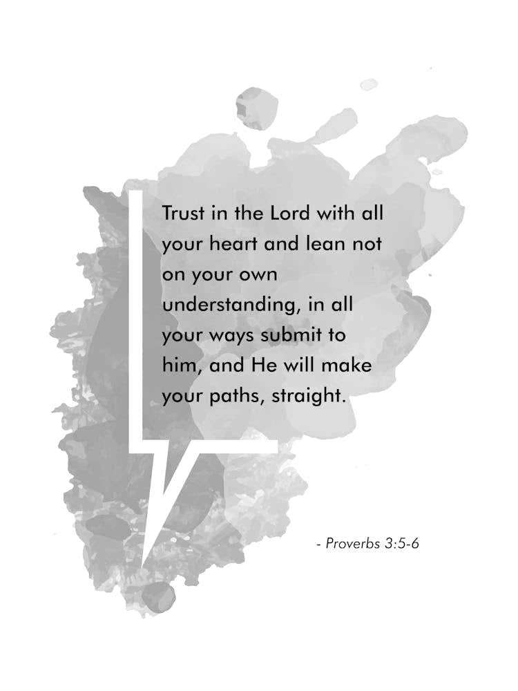 Bible Verse Proverbs 3:5-6