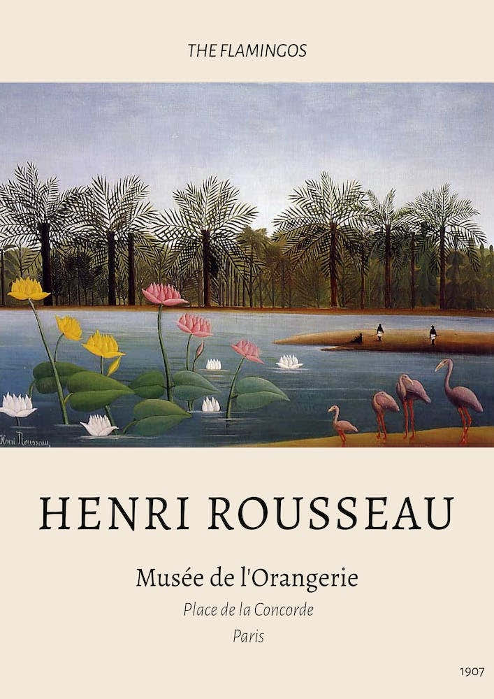 The Flamingos, Henri Rousseau
