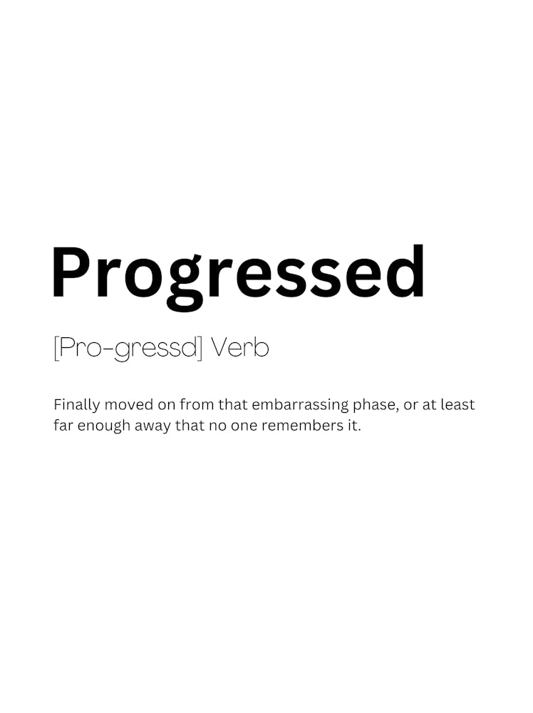 Progressed Definition Meaning