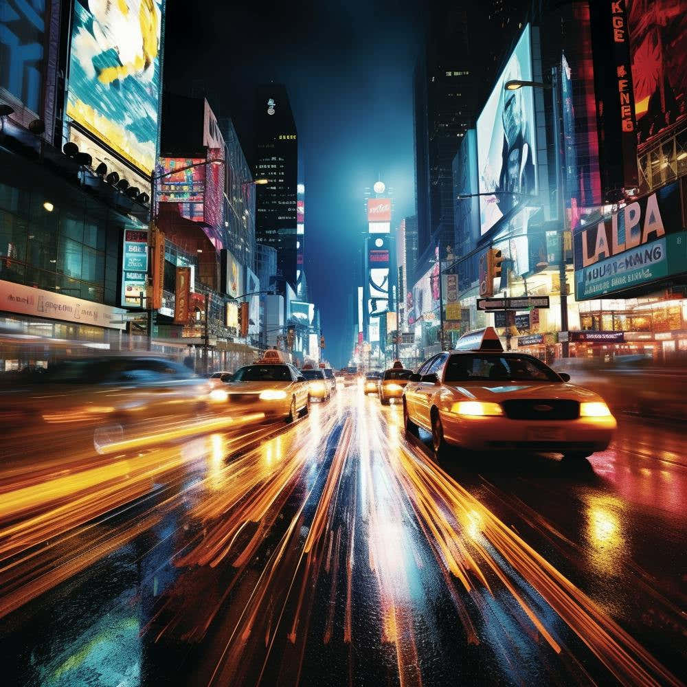 Times Square At Night