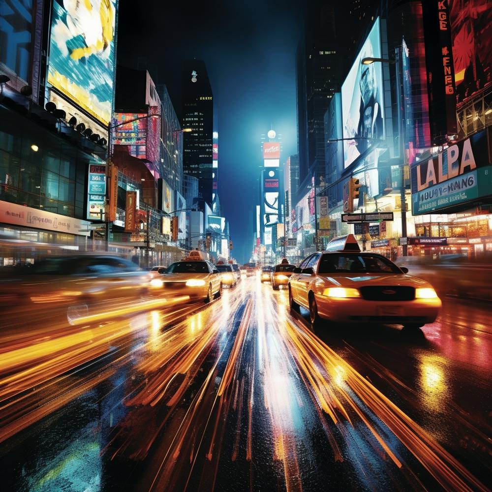 Times Square At Night