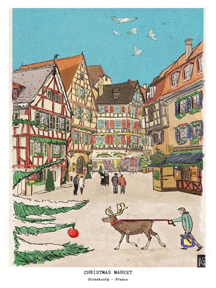 Christmas Market Strasbourg France