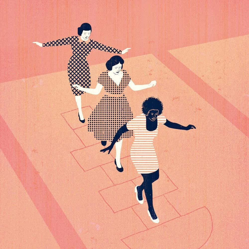 Happy Women'S Day Square