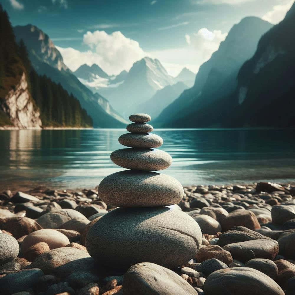 Zen Meditation Balancing Stone 2