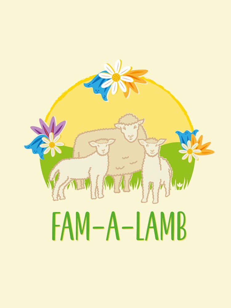 Fam-a-lamb Springtime Animals 1