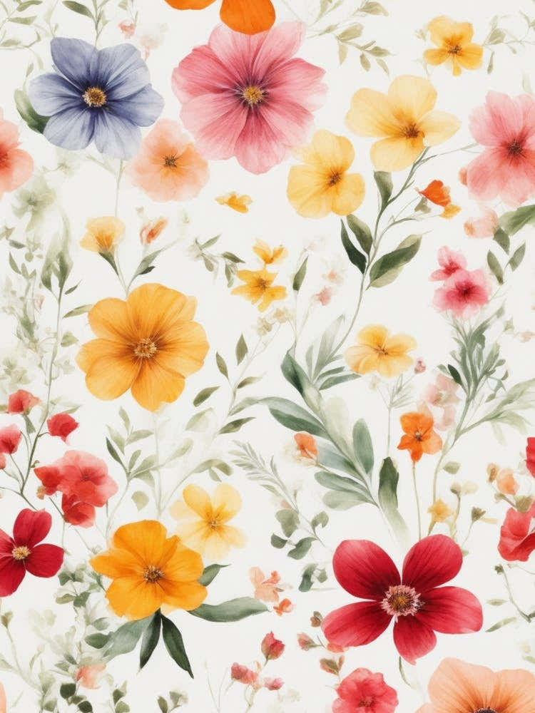 Watercolor Flowers 4