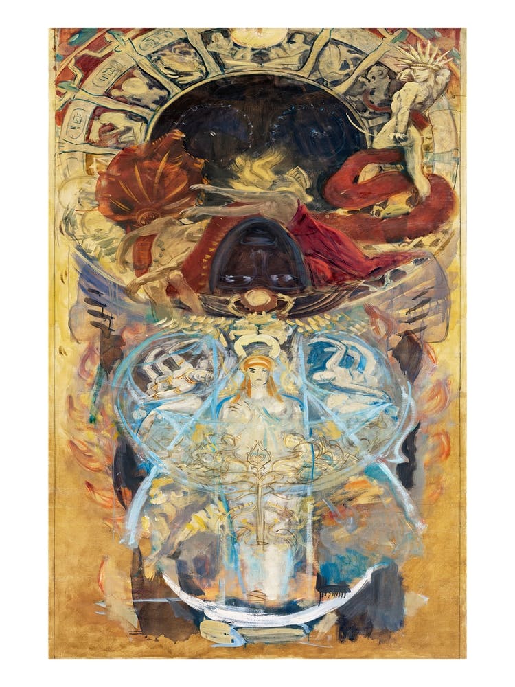 Study For The Boston Public Library Murals Design For An Archway, John Singer Sargent