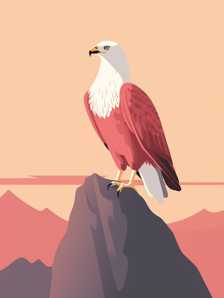 Minimalist Eagle 1 Illustration