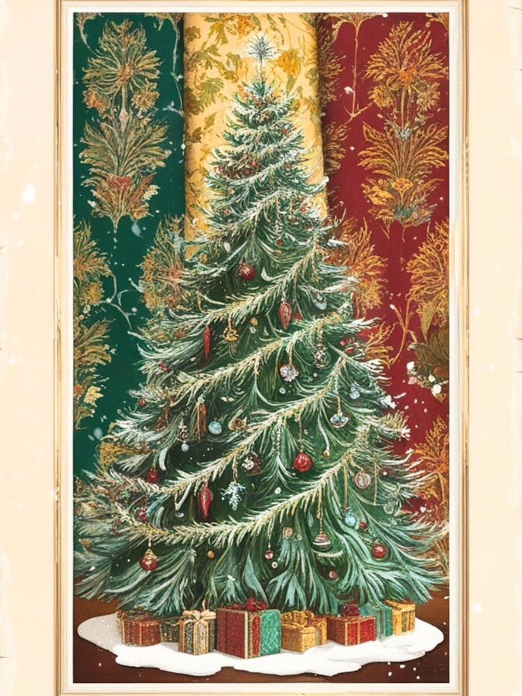 William Morris Christmas Tree 75