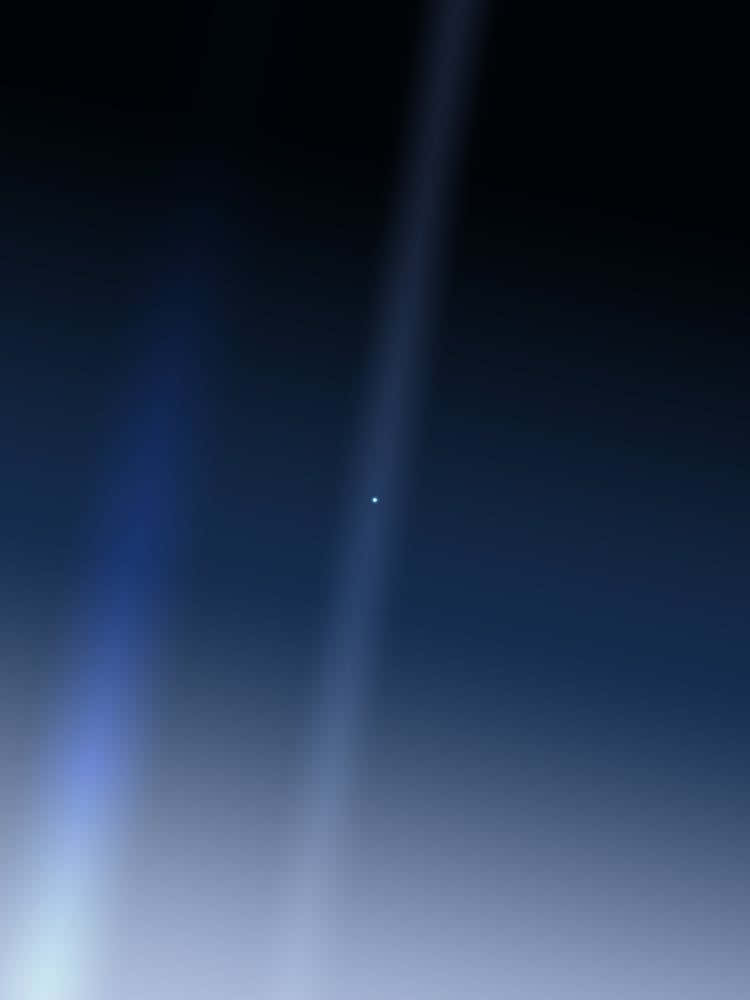 Pale Blue Dot poster, NASA Voyager 1 (2020 revision) — Space poster, science print, wall art, NASA poster, vector art