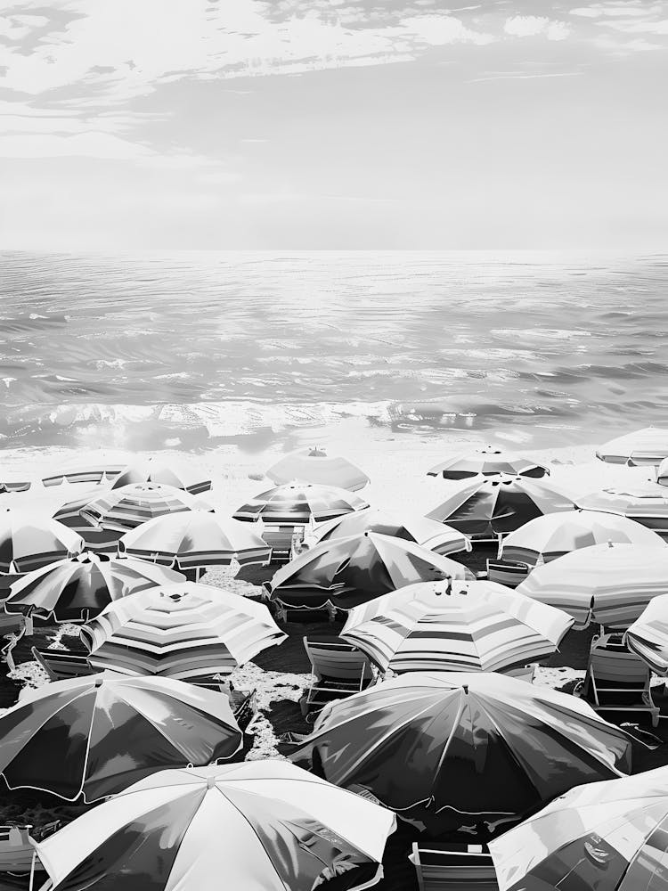 Umbrellas On The Beach 6