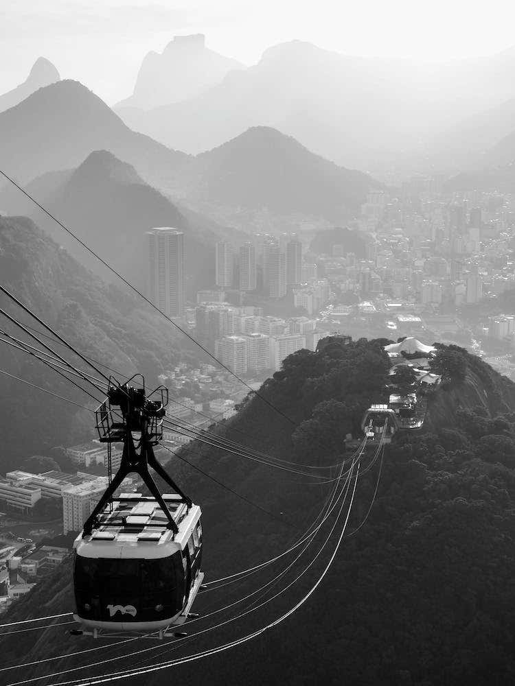 Views From The Sugar Loaf In Rio   City