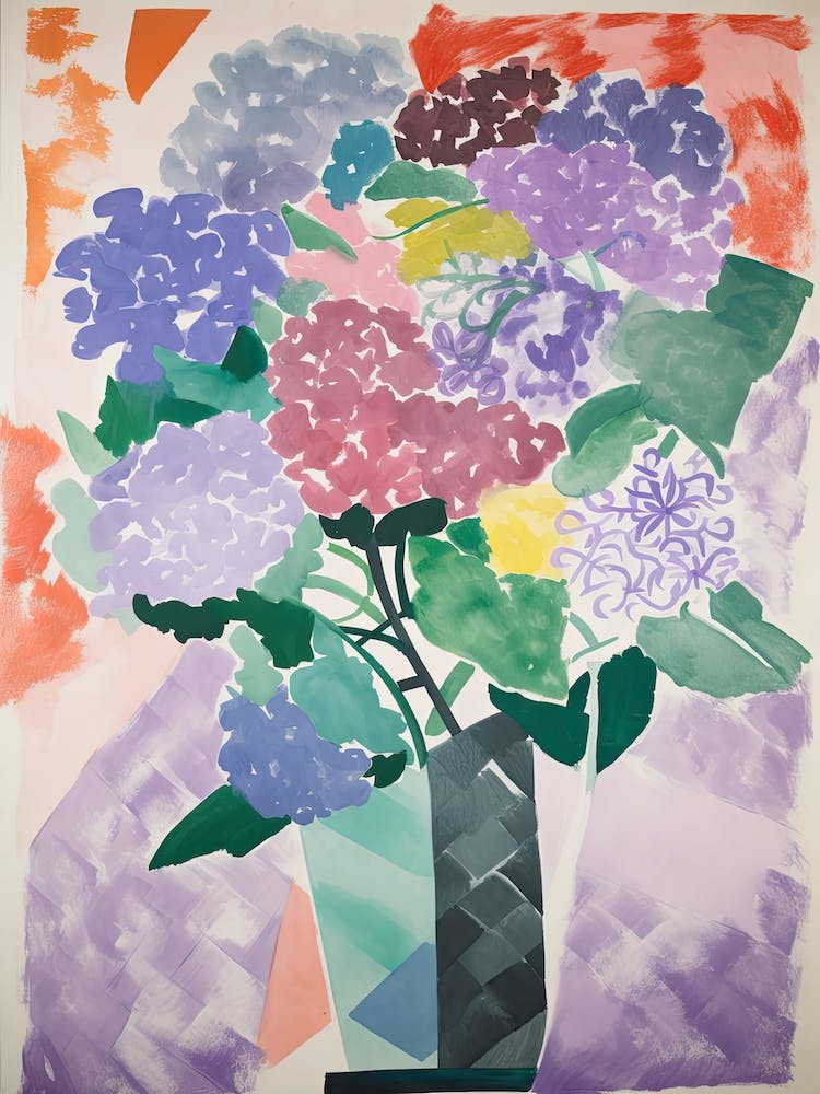 Lilac Flower Illustration 4