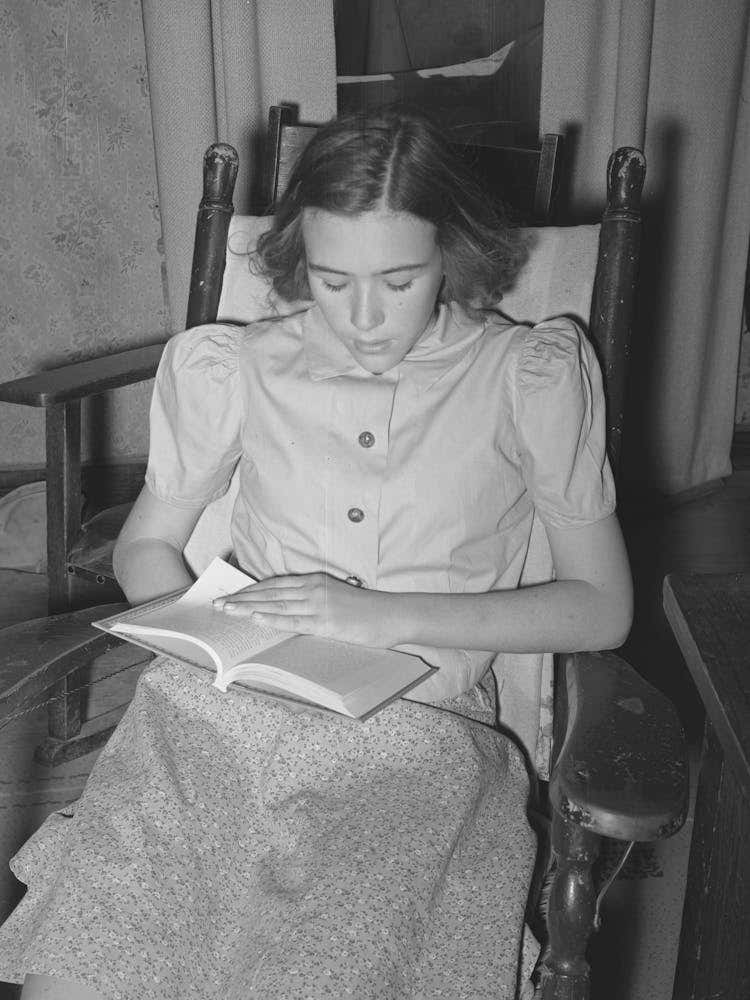Daughter Of Rehabilitation Borrower In Kimble County, Texas, With Funds That Her Father Borrowed From Fsa (Farm
