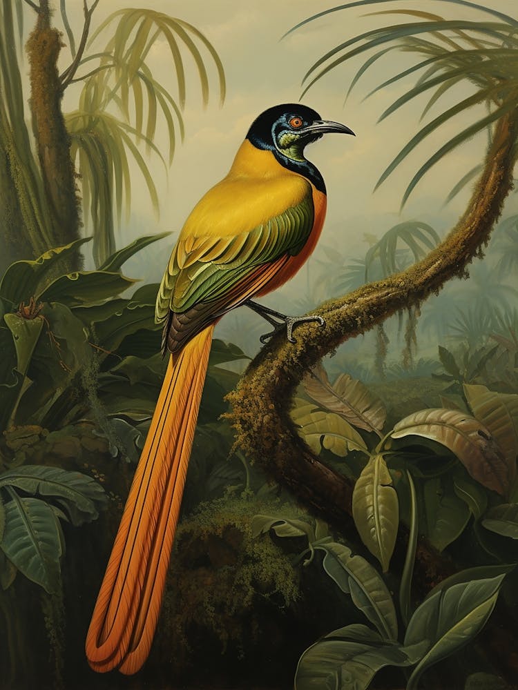 Winged Wonder: Wilson's Bird-of-Paradise Wall Art