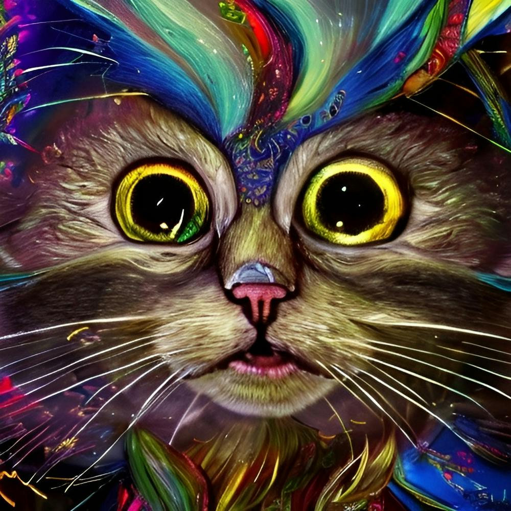 Colorful Cat