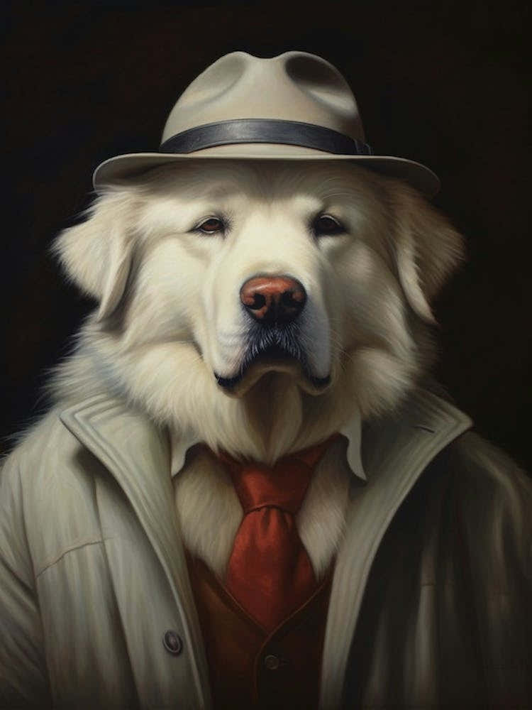 Gangster Dog Great Pyrenees 3