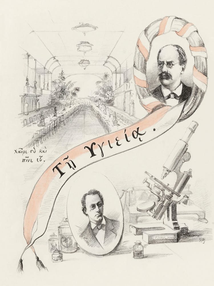 Four Performances Concerning The Natural And Medical Congress In Leiden (1889), Theo Van Hoytema