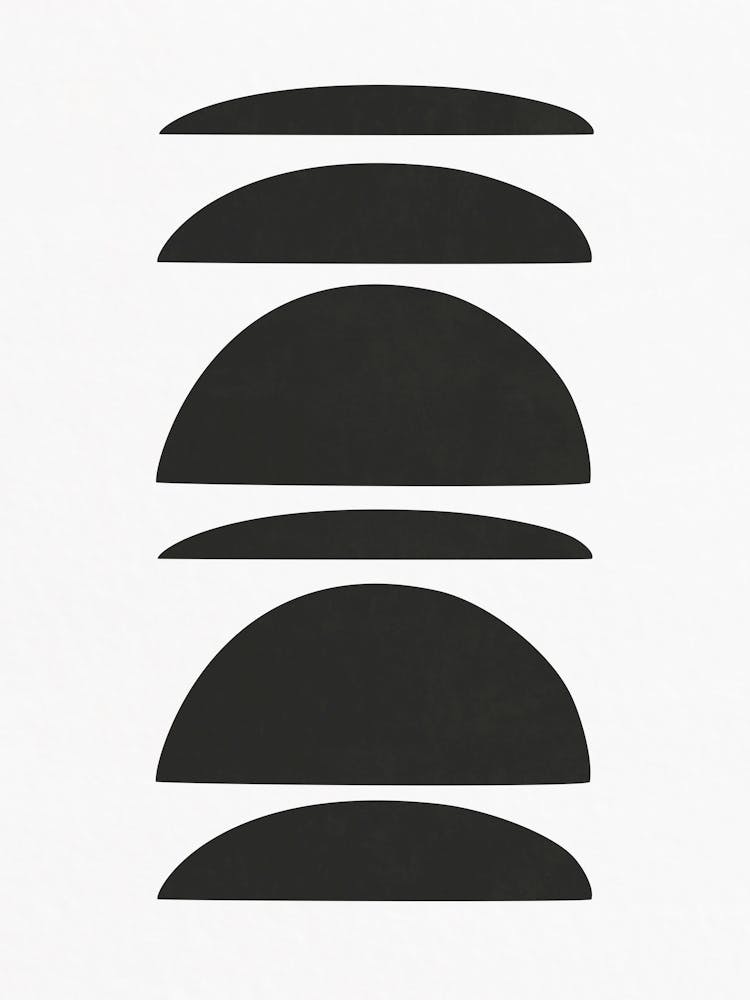 Black And White Abstract Painting