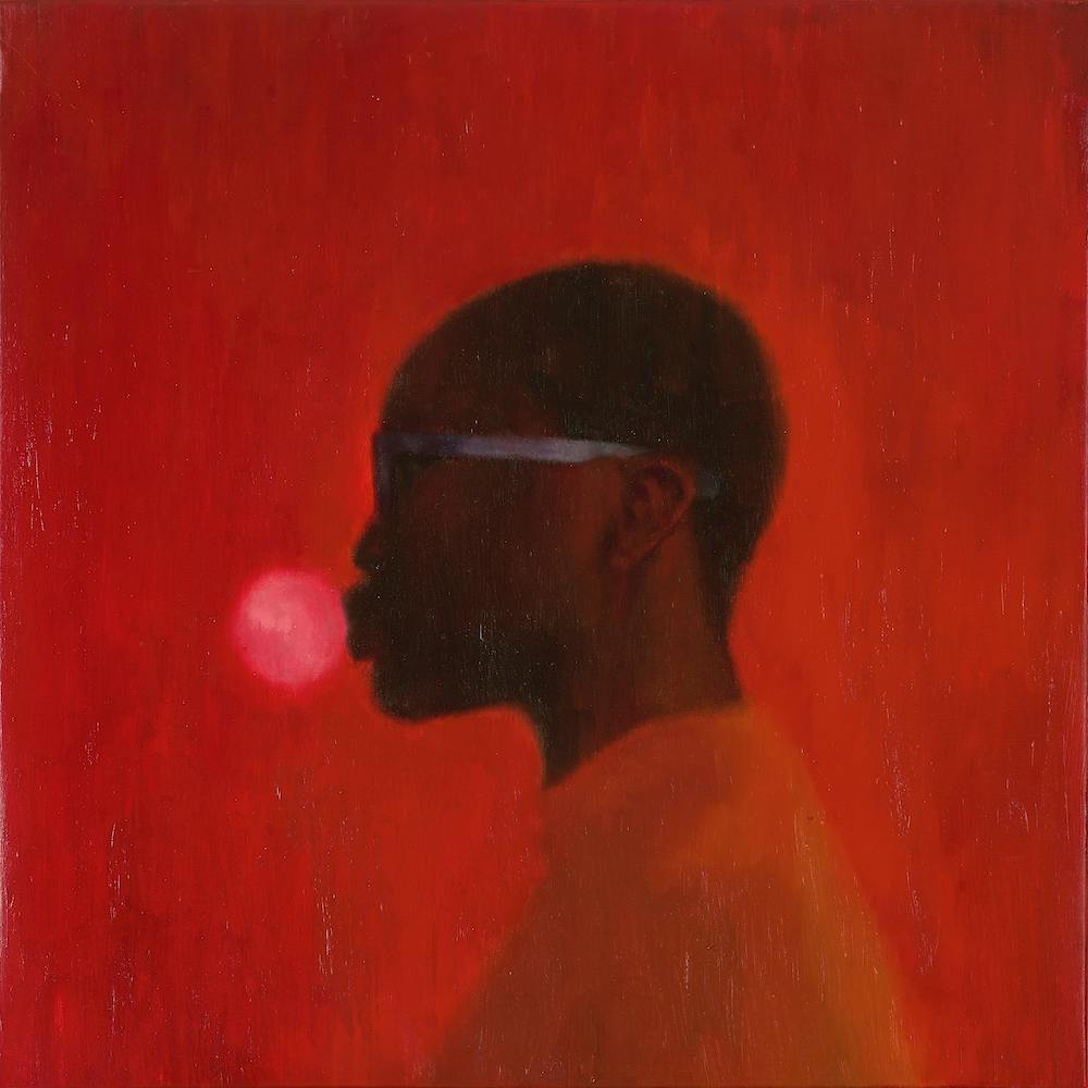 Red Umbra Square