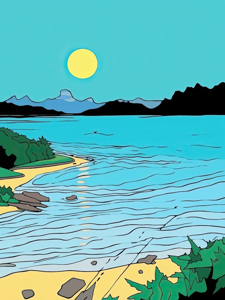 Minimal Design Style Of Bora Bora French, Polynesia 1