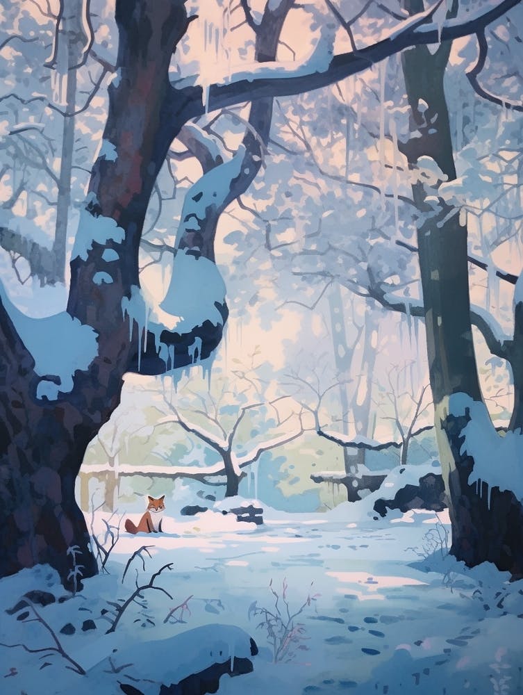 Winter Fox 2 Illustration
