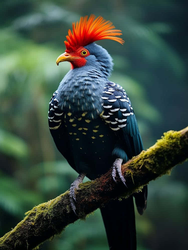Rainforest Melody: Andean Jungle Bird Decor