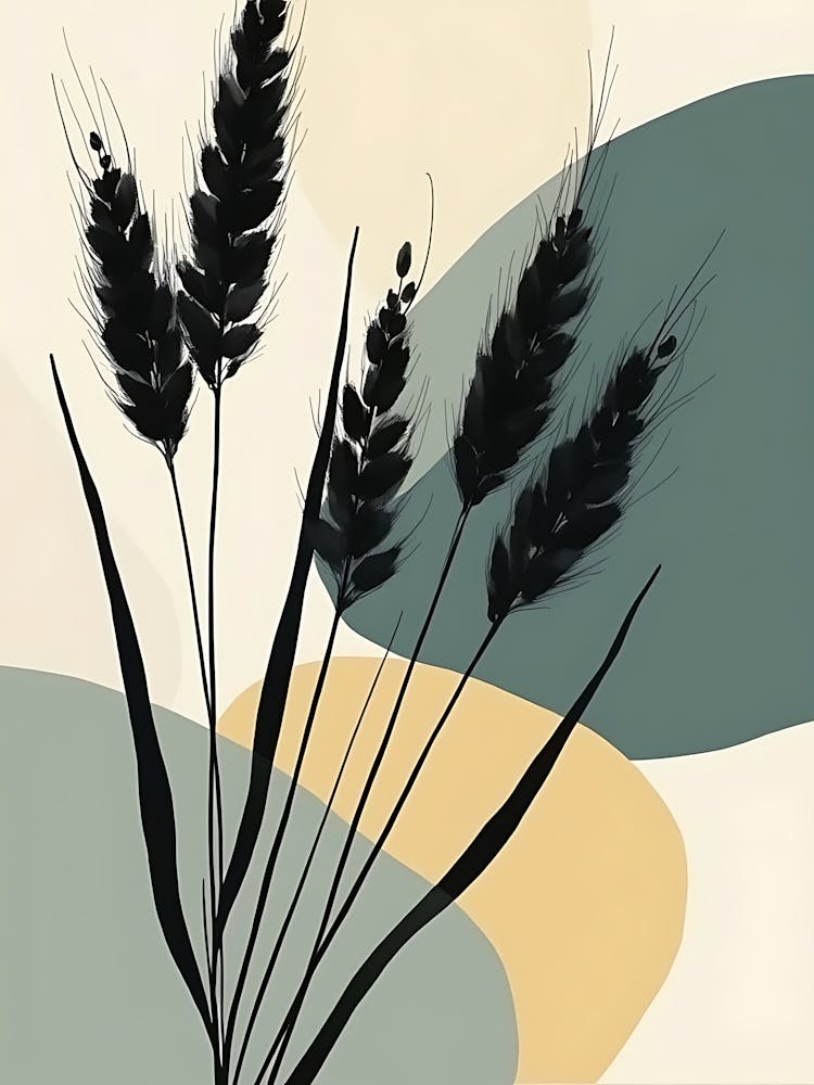 Neutral Pastel Leaves for Relaxing Wall Aesthetic