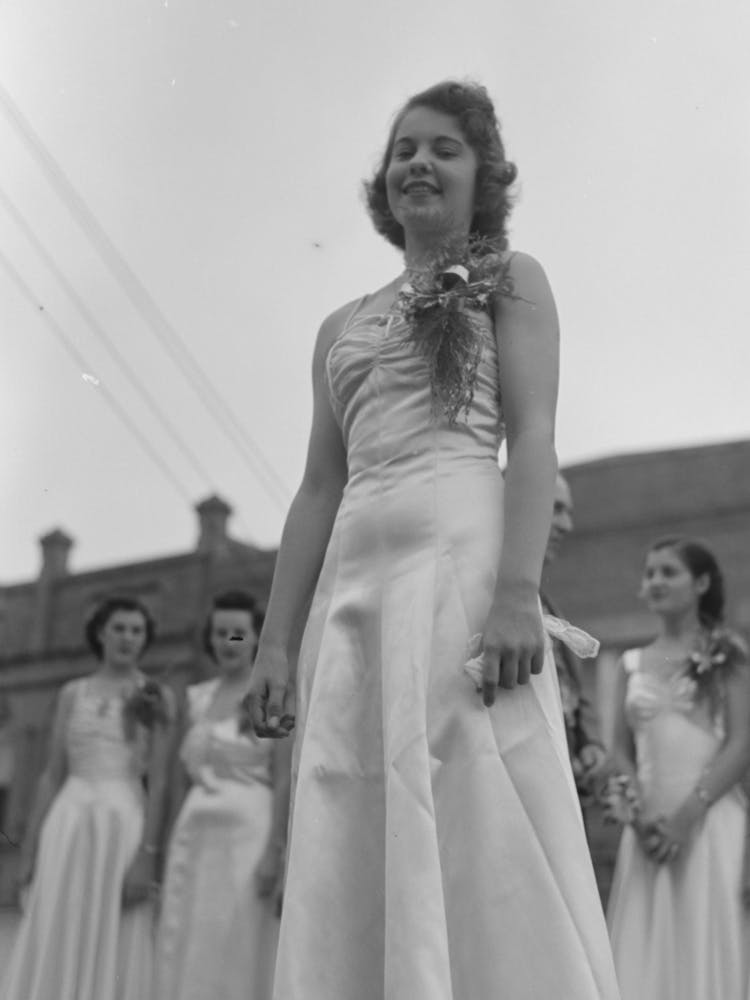 Untitled Photo, Possibly Related To Judges Who Selected The Queen Of The National Rice Festival, Crowley
